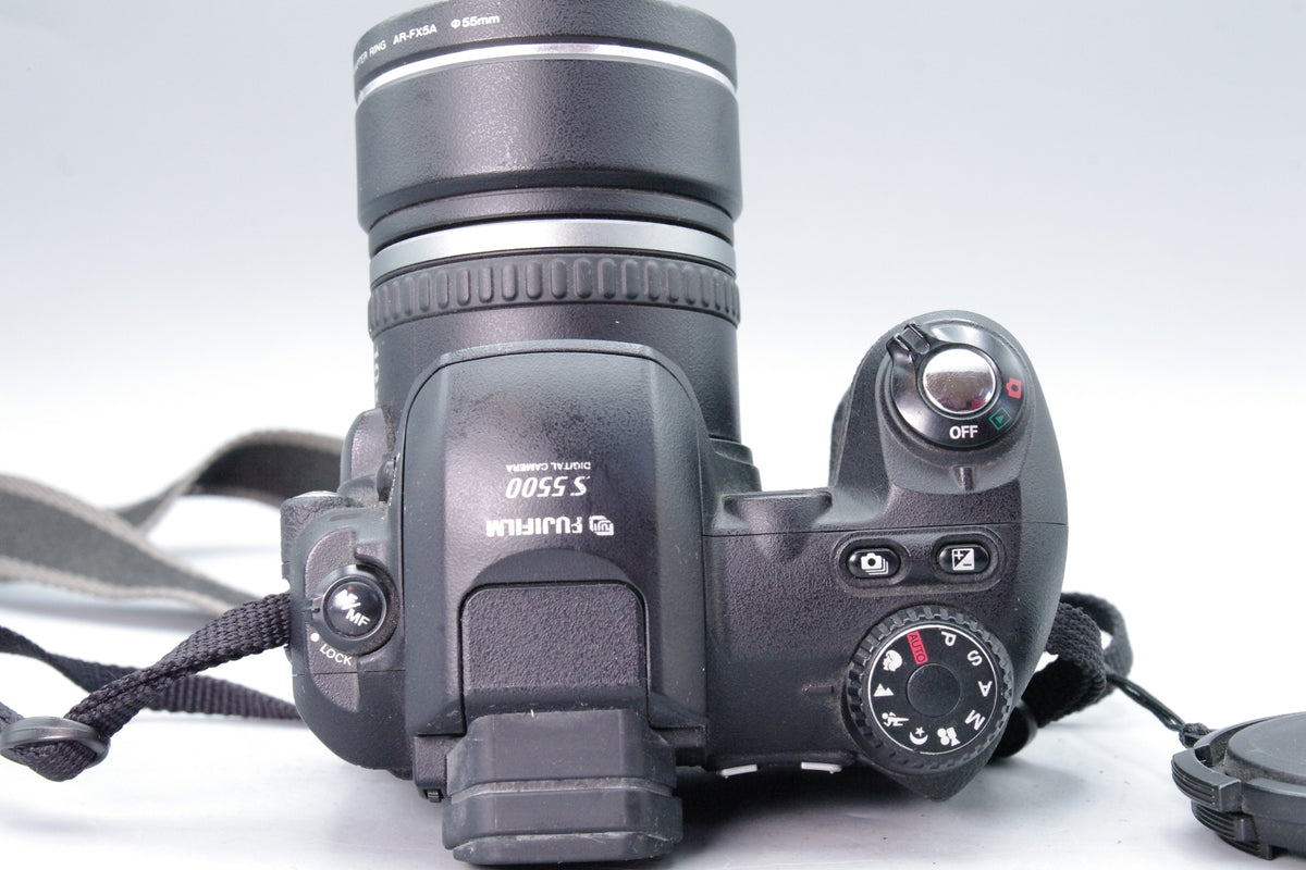 Fujifilm FinePix S5500 4.0MP Bridge Camera Fujinon 10x Optical Zoom Adapter Ring Strap Tested