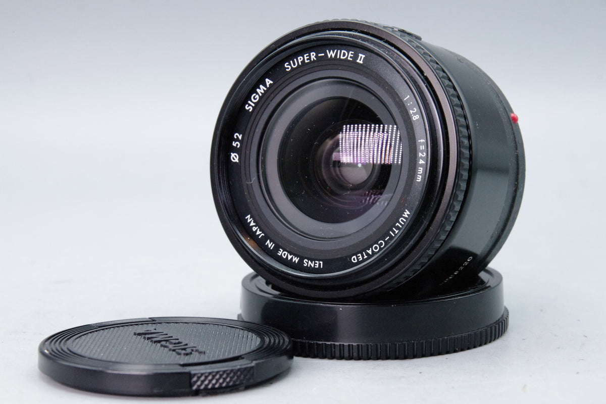 Sigma 24mm f/2.8 Super‑Wide II Lens – Minolta Sony A Mount – Very Good