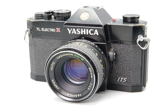 Yashica TL Electro X 35mm SLR with 50mm f/1.7 Lens – Shutter Working