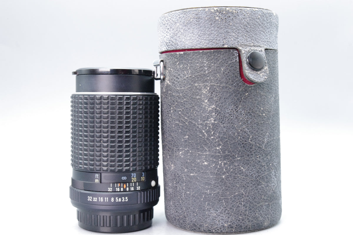 SMC Pentax 135mm f3.5 Telephoto Prime Lens Pentax PK Mount Hard Case Caps Tested