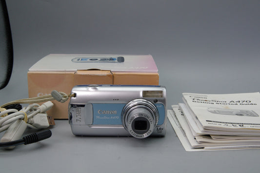 Canon PowerShot A470 7.1MP Digital Camera – Very Good – AA Powered