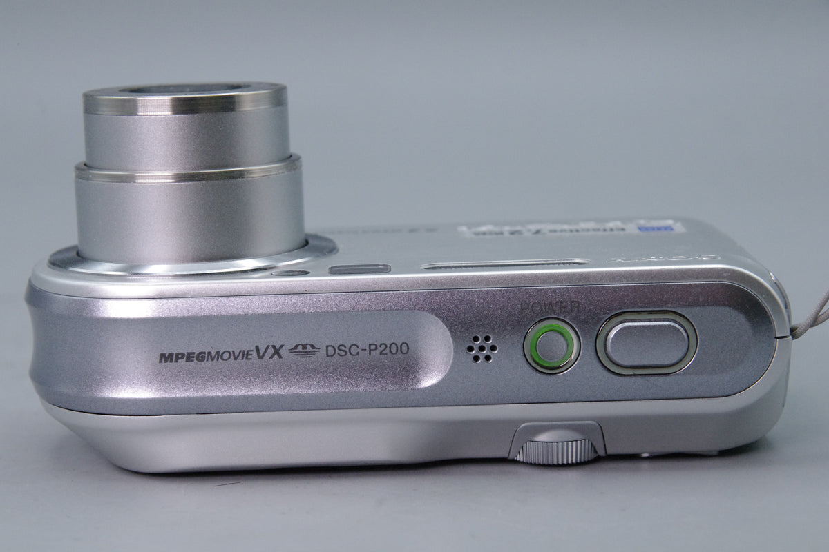 Sony Cyber-shot DSC-P200 7.2MP Digital Camera Silver Carl Zeiss 3x Zoom Tested
