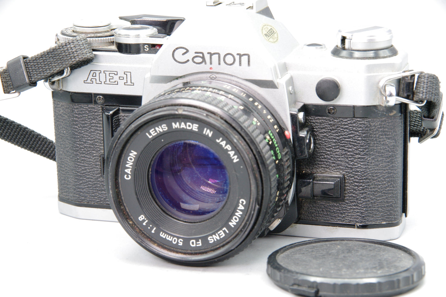 Canon AE-1 35mm SLR + 50mm f/1.8 Lens – Vintage Classic