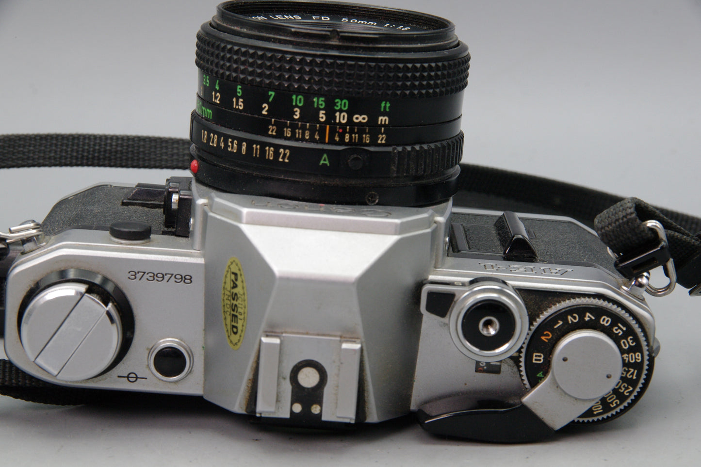 Canon AE-1 35mm SLR + 50mm f/1.8 Lens – Vintage Classic
