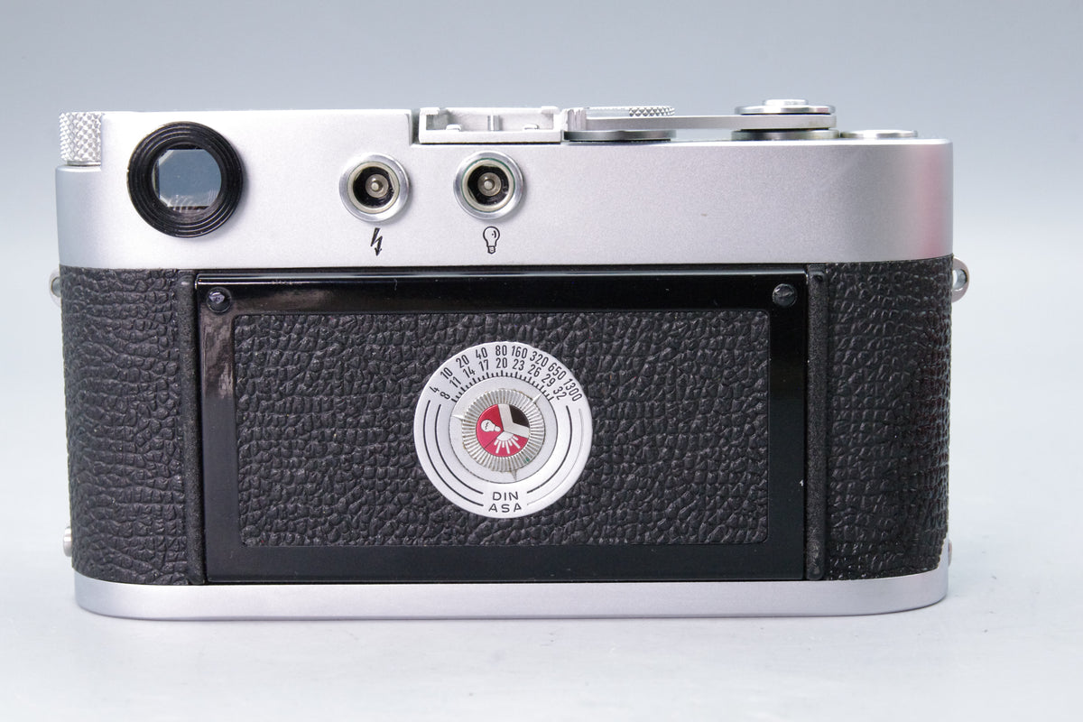 1960 Leica M3 Single Stroke Chrome 35mm Rangefinder Body Tested Excellent