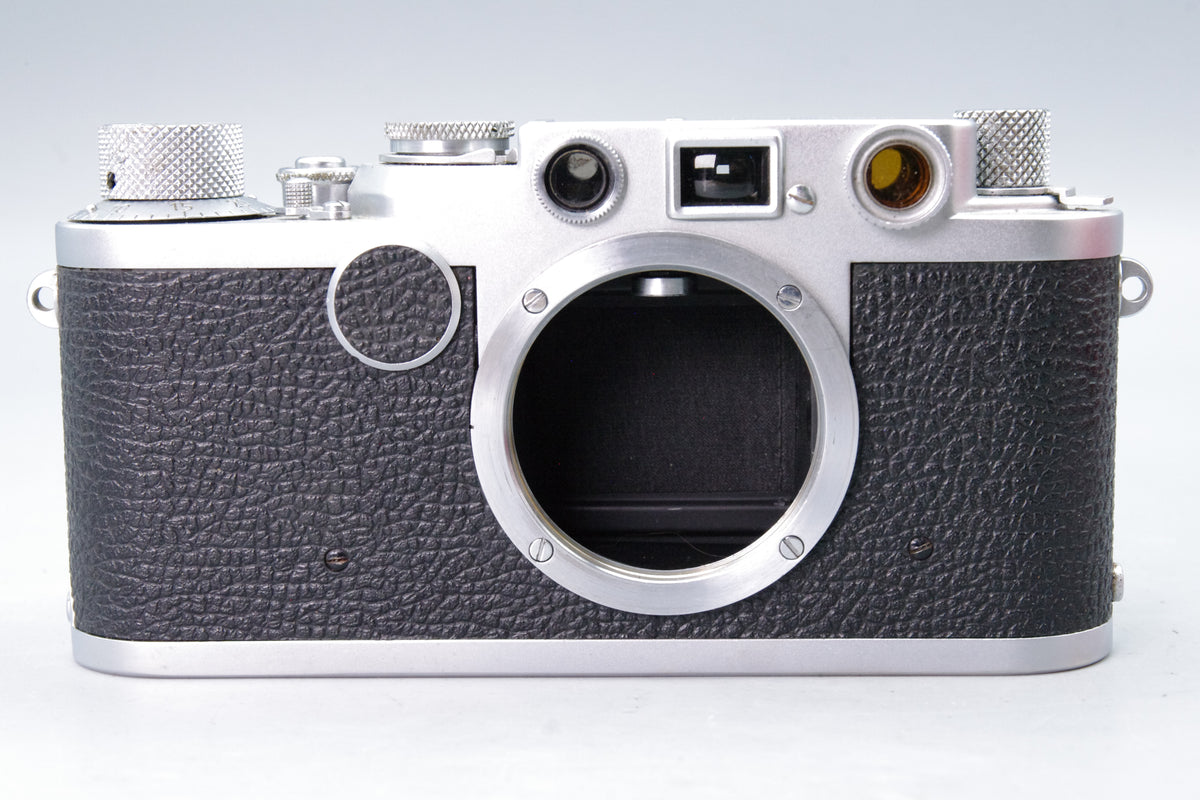 Leica IIIf Red Dial Chrome 35mm Rangefinder Body Ernst Leitz 1952 Tested