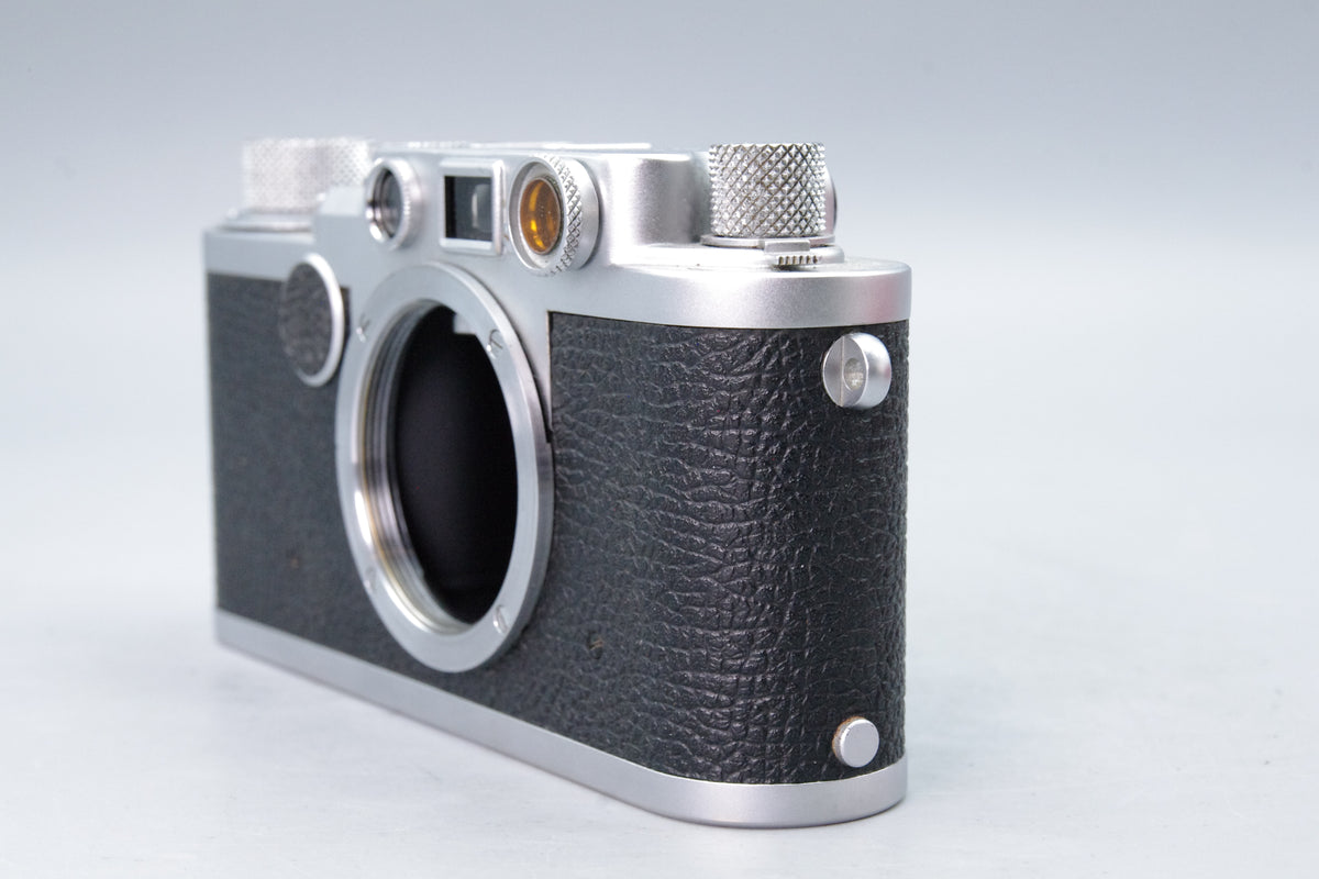 Leica IIIf Red Dial Chrome 35mm Rangefinder Body Ernst Leitz 1952 Tested