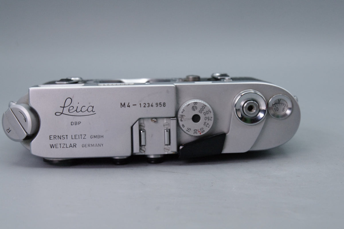 Leica M4 Silver Chrome 35mm Rangefinder Camera Body Ernst Leitz 1969 Tested