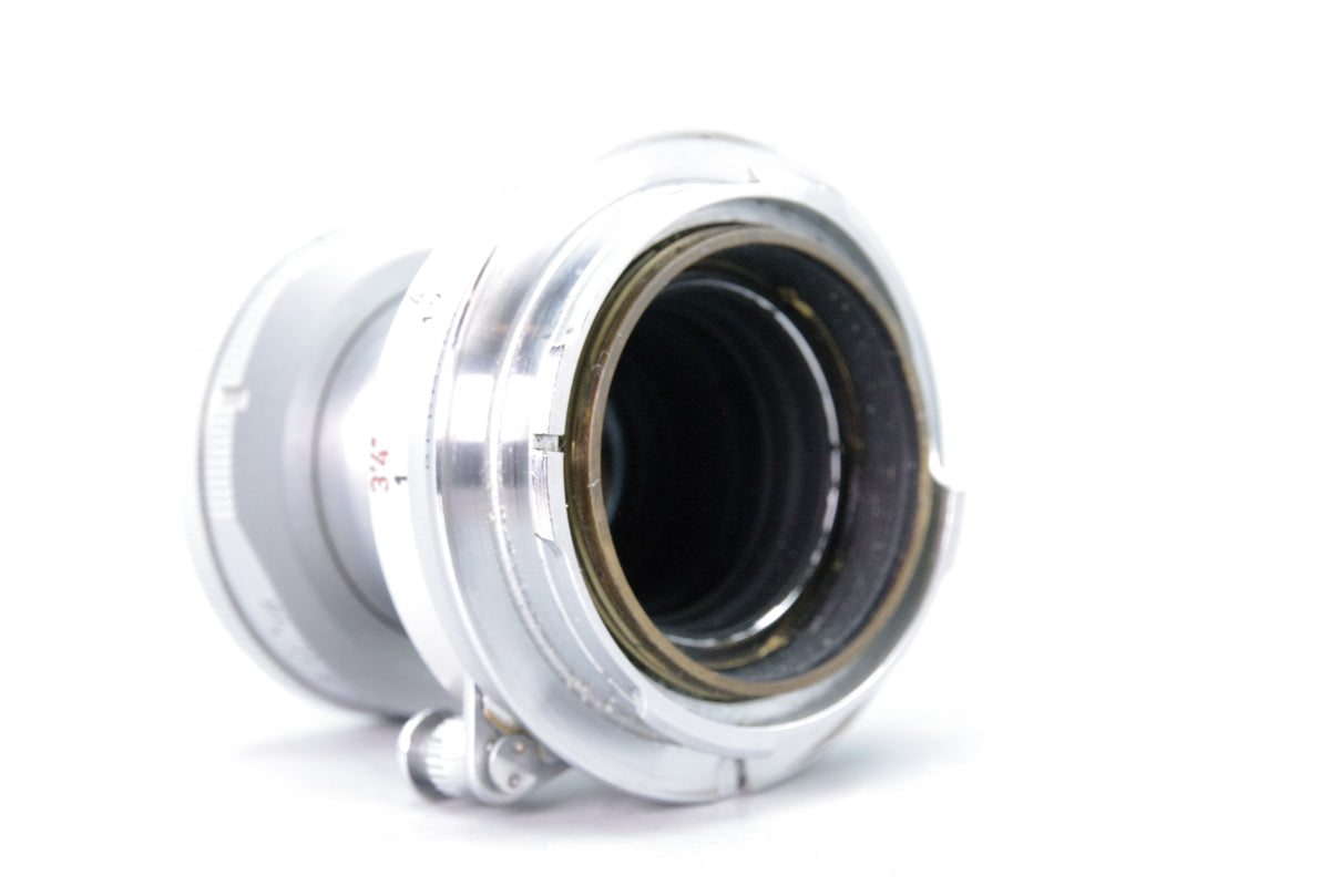 Leitz Elmar 50mm f2.8 Collapsible Leica M Mount Lens Silver Chrome 1962 Tested