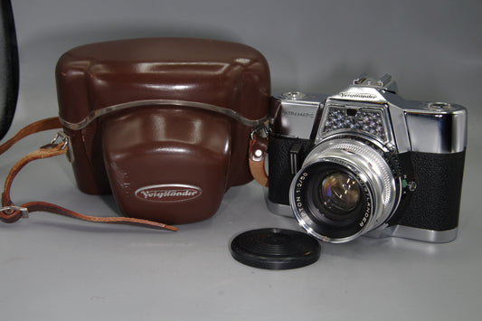 Voigtländer Ultramatic SLR + Septon 50mm f/2 Lens – DKL Mount – Excellent