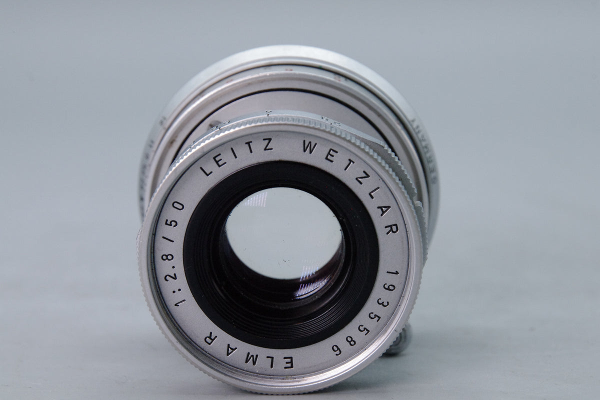 Leitz Elmar 50mm f2.8 Collapsible Leica M Mount Lens Silver Chrome 1962 Tested