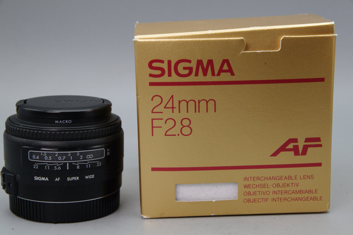 Sigma Super‑Wide II 24mm F2.8 Lens – Canon EF Mount – Very Good