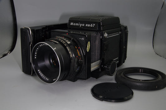 Mamiya RB67 Pro + Sekor C 127mm f/3.8 Lens – 6x7 Medium Format – VGC – Tested