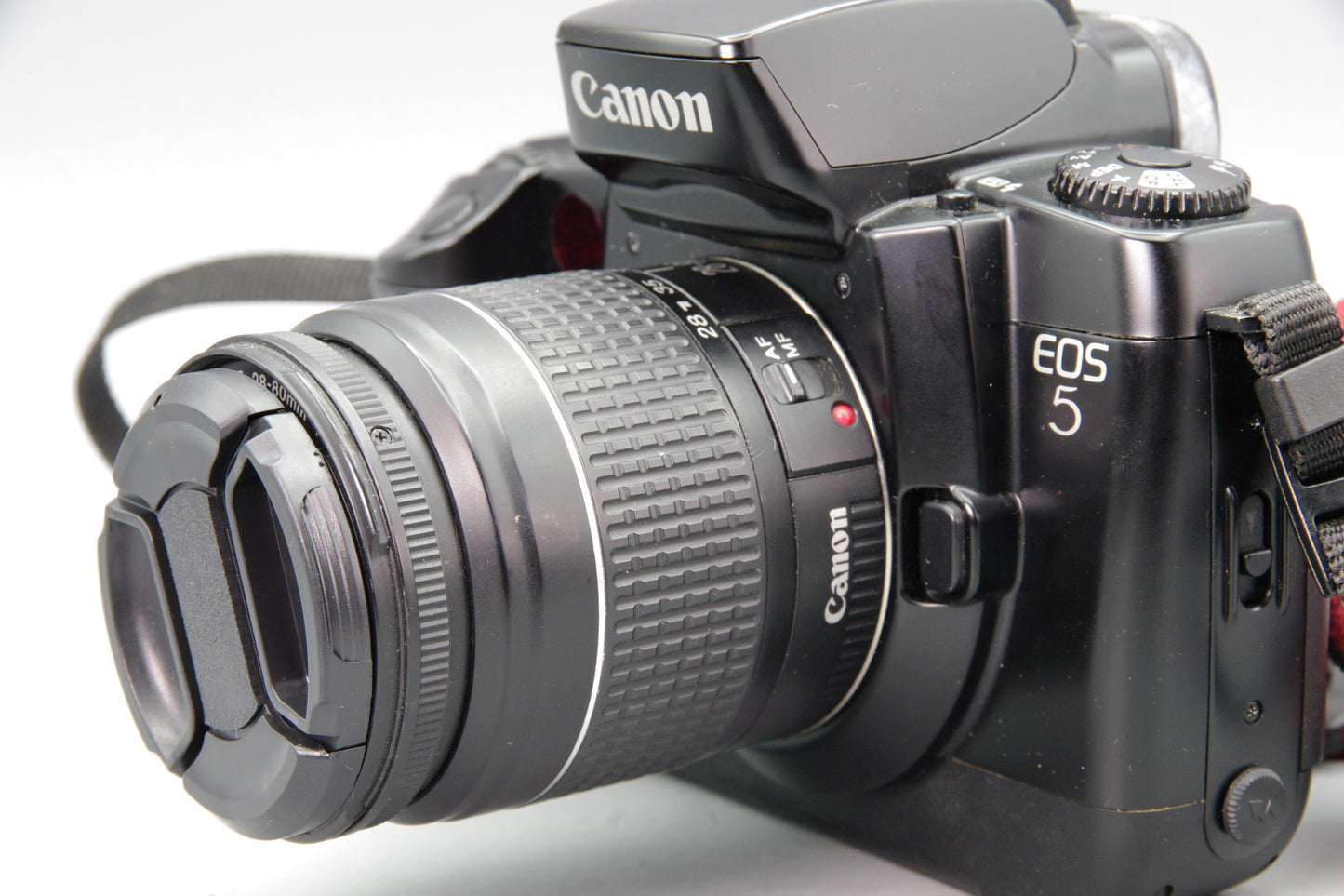 Canon EOS 5 35mm SLR + EF 28‑80mm F3.5‑5.6 II Lens – Very Good