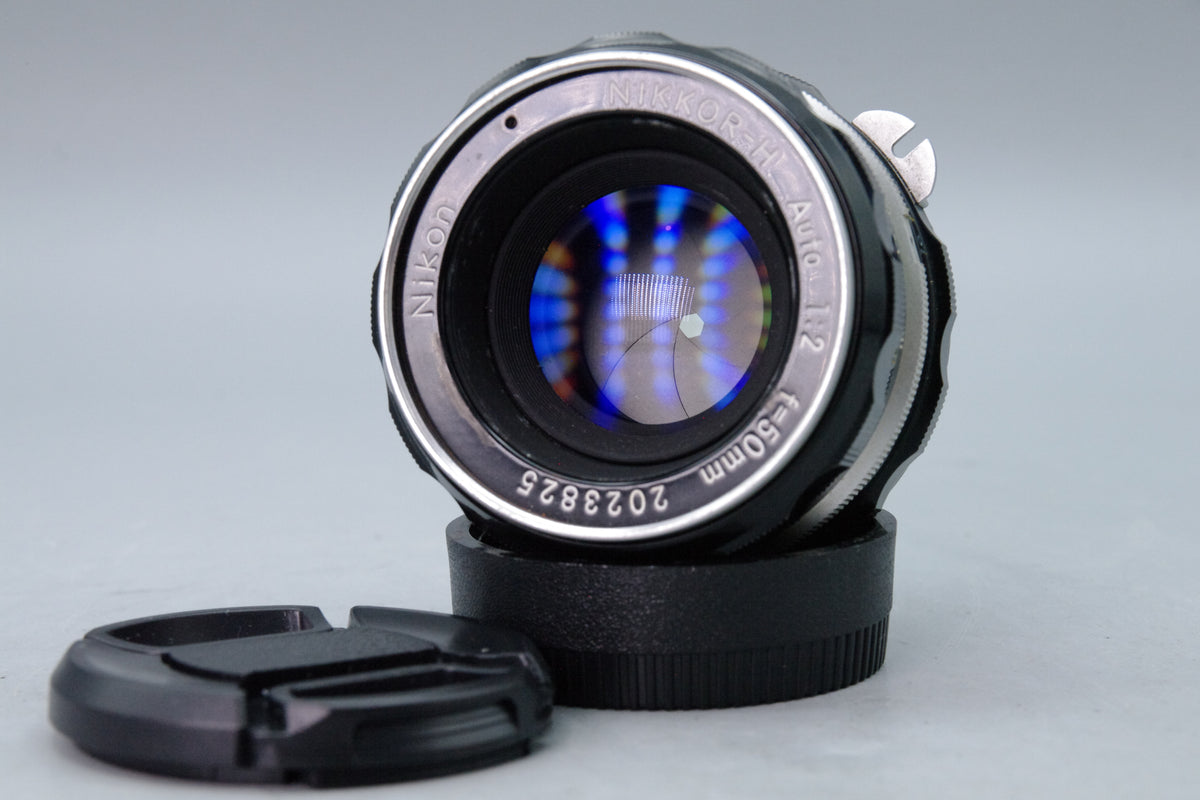 Nikon Nikkor‑H Auto 50mm f/2 Pre‑AI Lens – Nikon F Mount  – Excellent