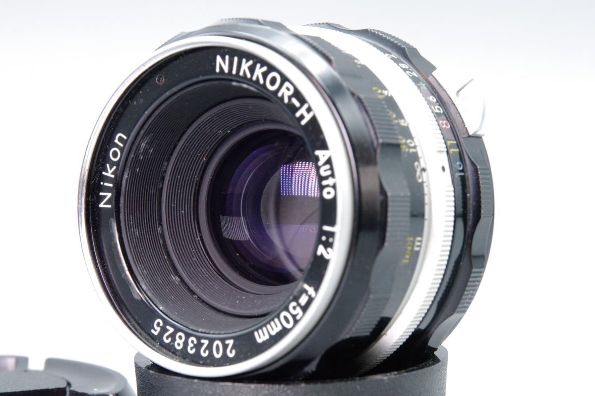 Nikon Nikkor‑H Auto 50mm f/2 Pre‑AI Lens – Nikon F Mount  – Excellent