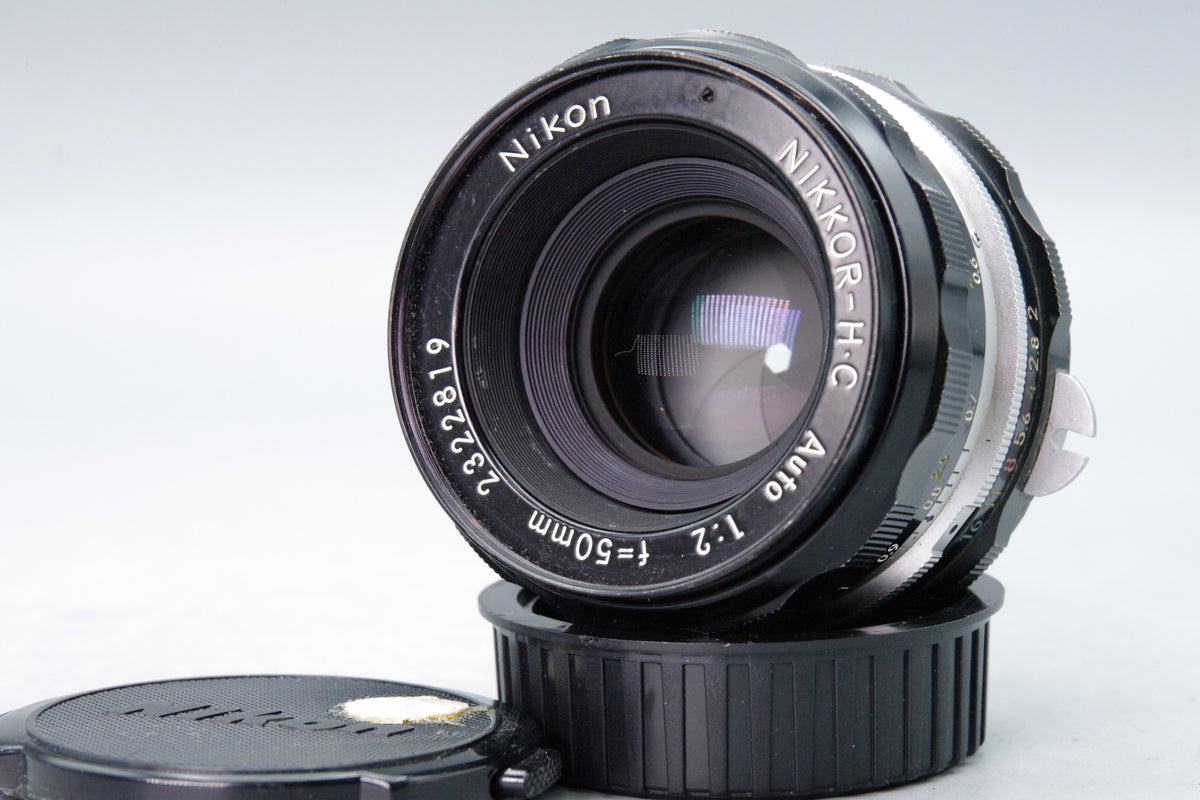 Nikon Nikkor‑H.C 50mm f/2 Pre‑AI Lens – Nikon F Mount – Manual Focus – Excellent