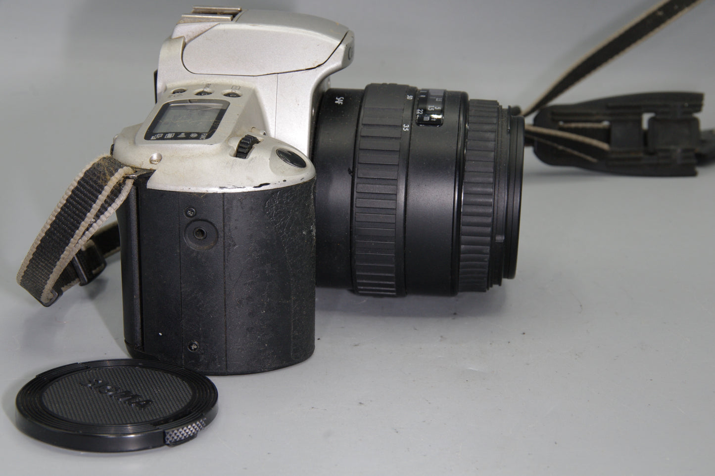 Canon EOS 500N 35mm Film SLR + Sigma 35–80mm Lens – VGC – Tested Autofocus Kit
