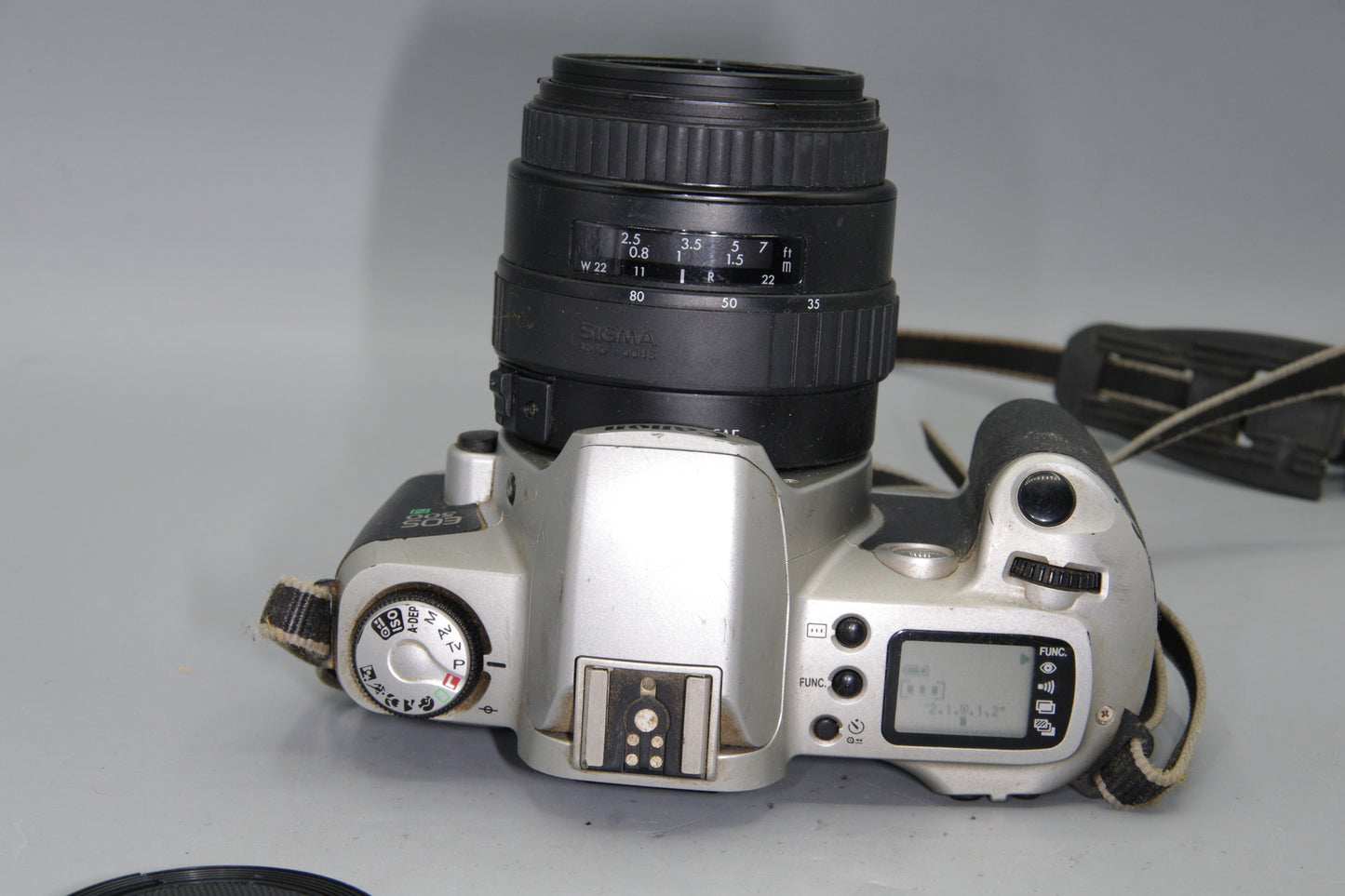 Canon EOS 500N 35mm Film SLR + Sigma 35–80mm Lens – VGC – Tested Autofocus Kit