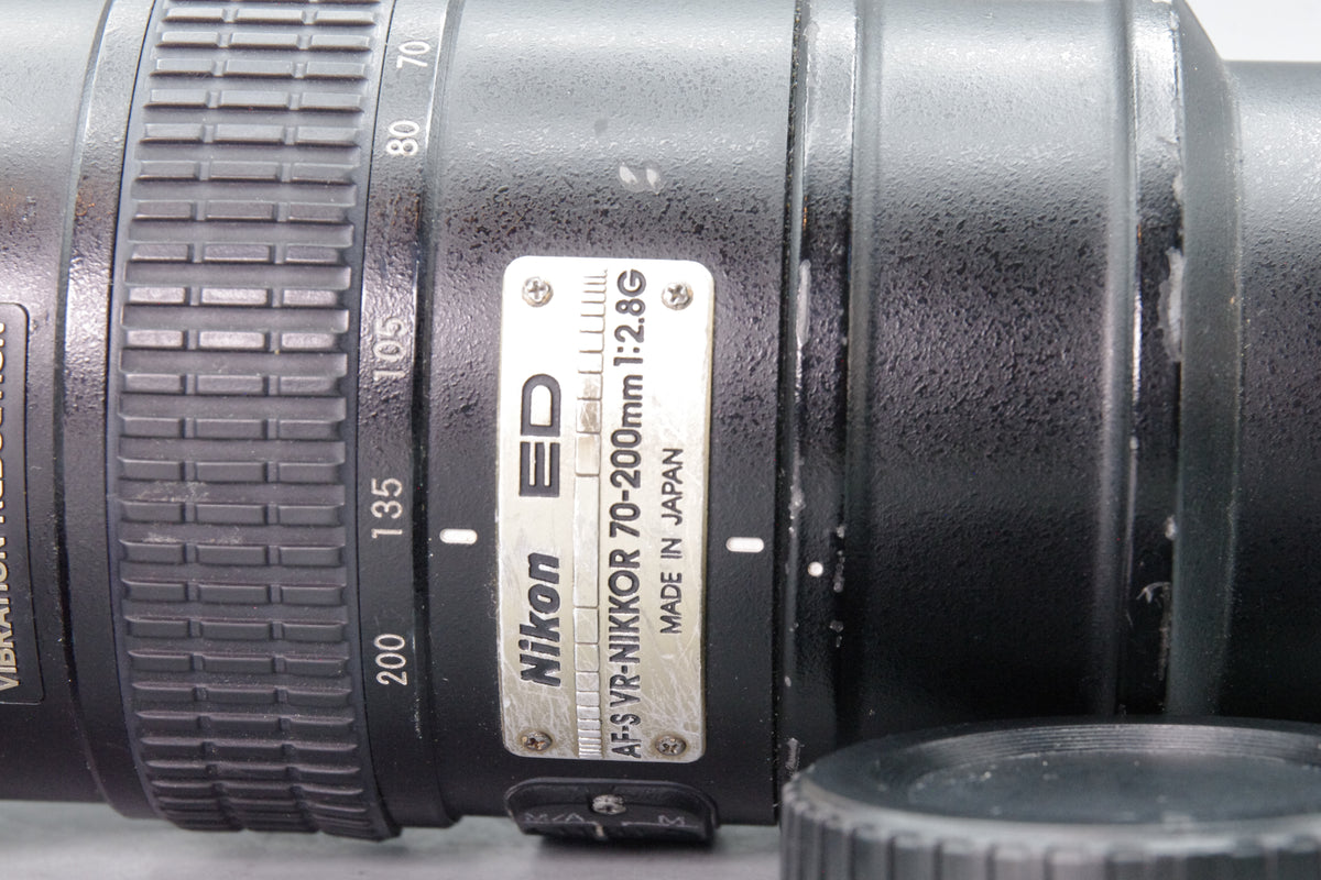 Nikon AF‑S 70–200mm F2.8G ED VR Lens – Professional Telephoto – Tested & Working