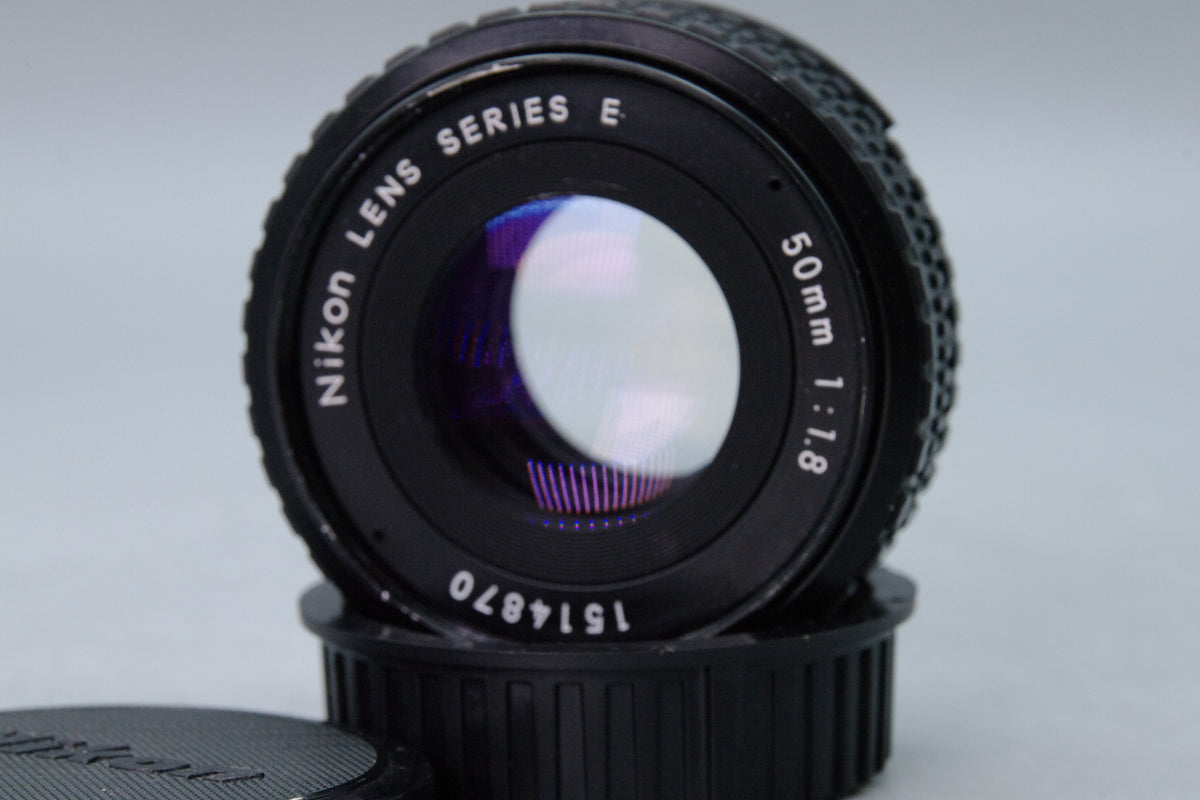 Nikon Series E 50mm f/1.8 AI-S Pancake Lens – Manual Focus, VGC with Caps