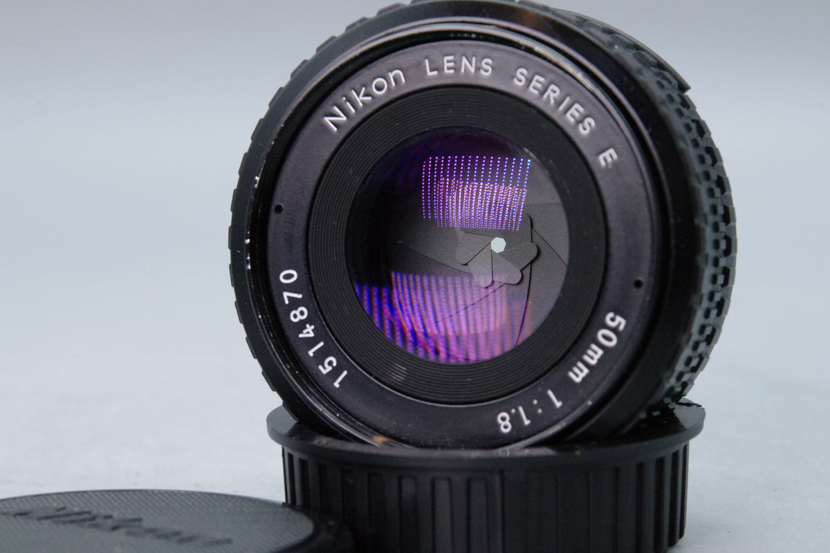 Nikon Series E 50mm f/1.8 AI-S Pancake Lens – Manual Focus, VGC with Caps