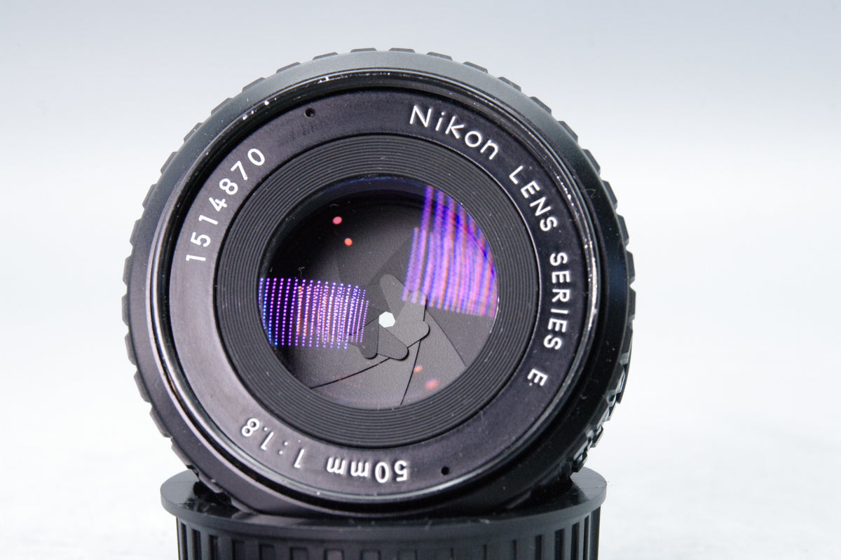 Nikon Series E 50mm f/1.8 AI-S Pancake Lens – Manual Focus, VGC with Caps