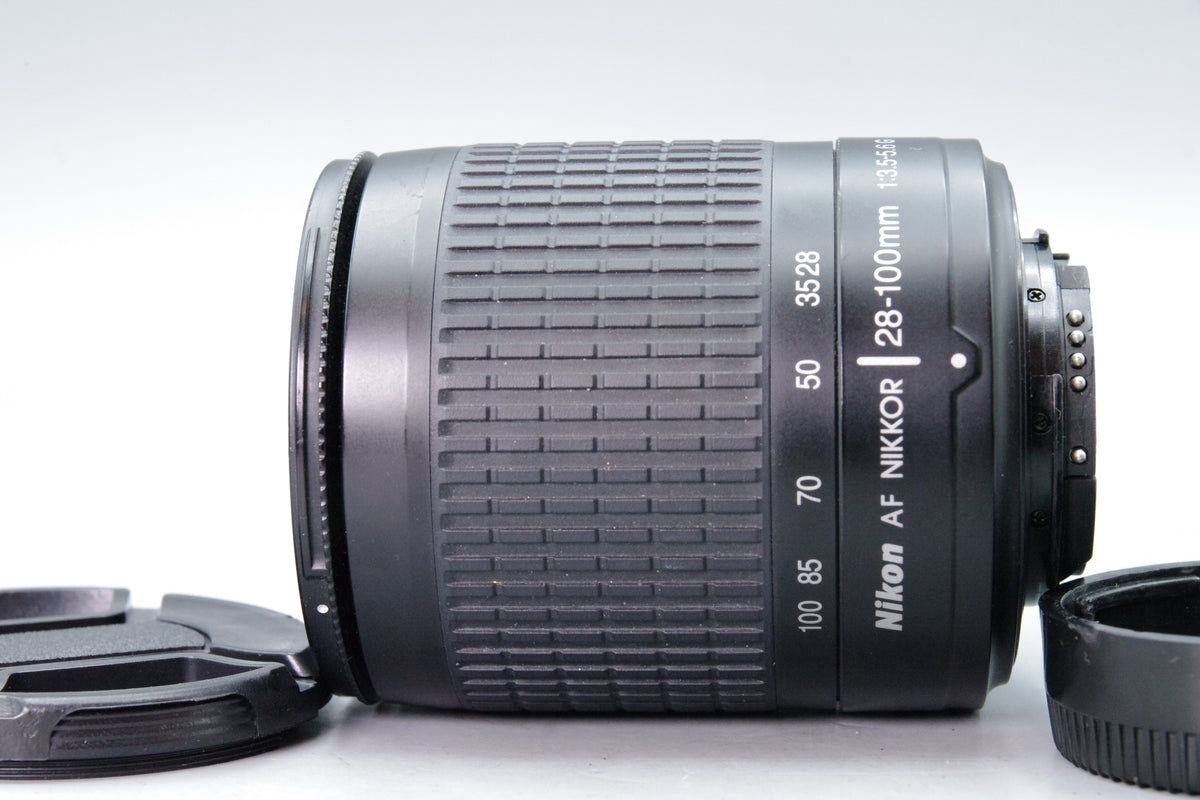 Nikon AF Nikkor 28-100mm f/3.5-5.6G Lens – Compact FX Zoom with Caps