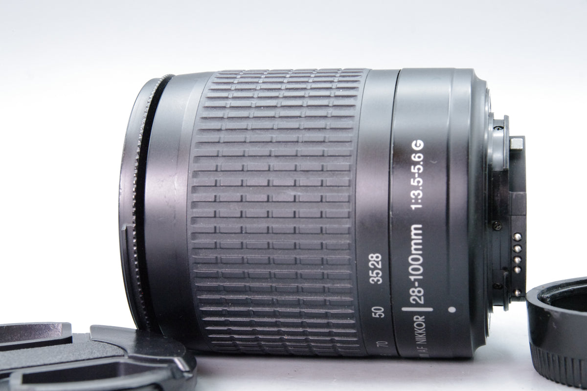 Nikon AF Nikkor 28-100mm f/3.5-5.6G Lens – Compact FX Zoom with Caps