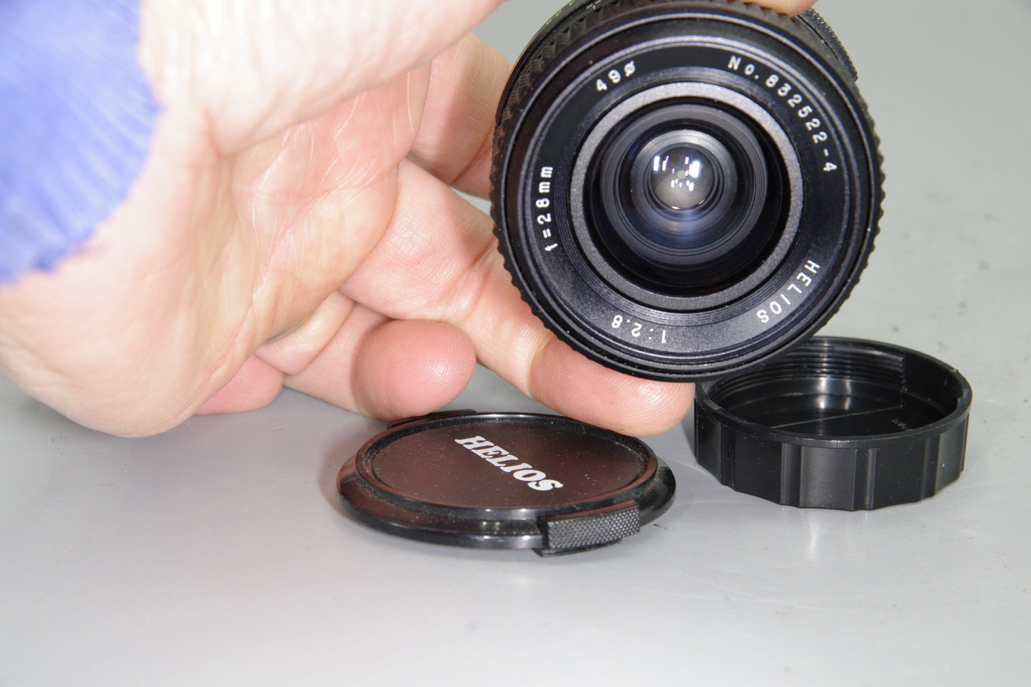 Helios 28mm f/2.8 M42 Lens – Wide Angle Prime – Minor Fungus – Bargain