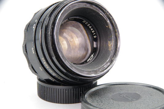 Helios-44 58mm f/2 M39 Lens – Swirly Bokeh – Biotar Clone – Vintage USSR