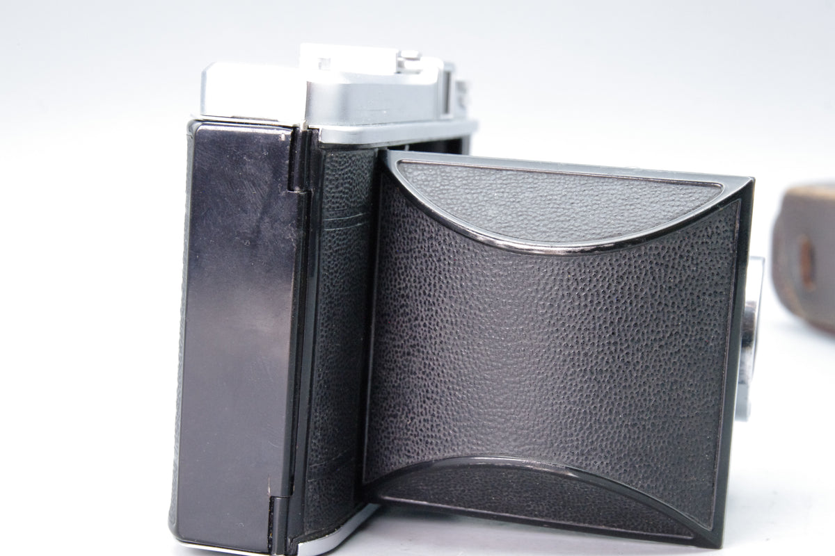 Voigtlander Perkeo I 6x6 Folding Camera Vaskar 80mm f4.5 Case Excellent