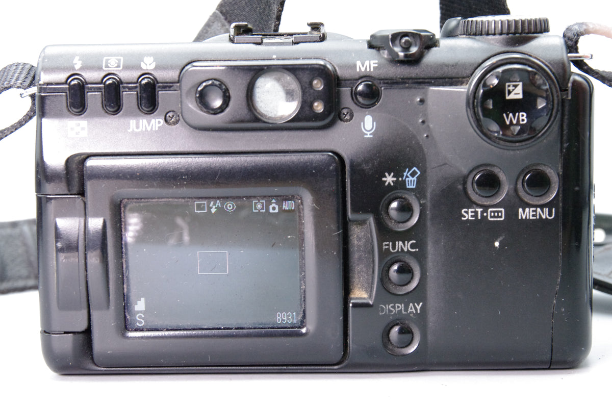 Canon PowerShot G5 5.0MP Vintage Digital Camera Black Strap Lens Cap Tested