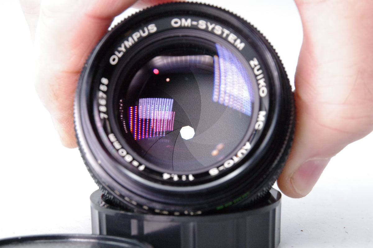 Olympus OM Zuiko Auto‑S 50mm f1.4 Lens Olympus OM Mount Fast Prime - Serviced
