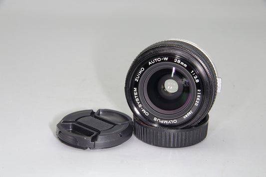 Olympus G.Zuiko Auto-W 28mm f/2.8 – OM Mount – Compact Wide Prime – Japan