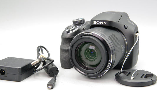 Sony DSC‑H400 20.1MP Bridge Camera – 63x Zoom – USB Charger & Cable