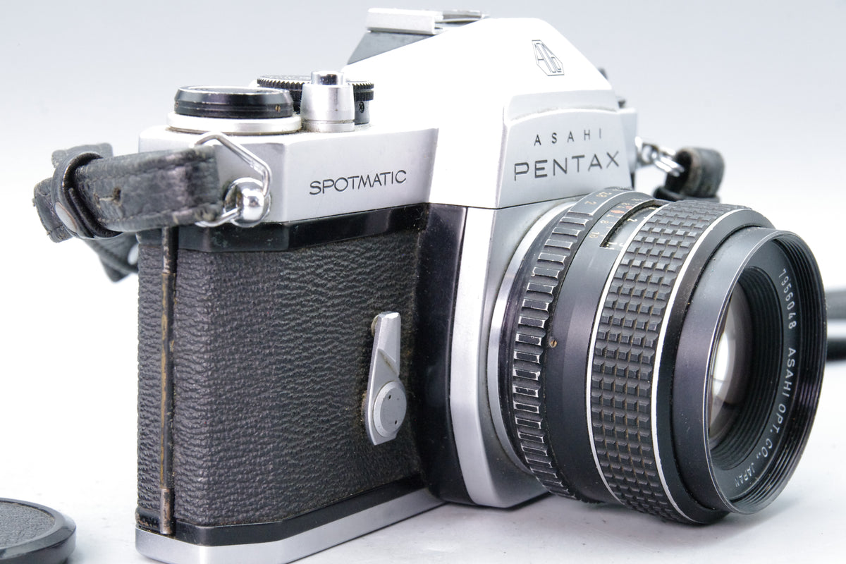 Asahi Pentax Spotmatic SP II + SMC Takumar 55mm f/2 – Tested Working – VGC