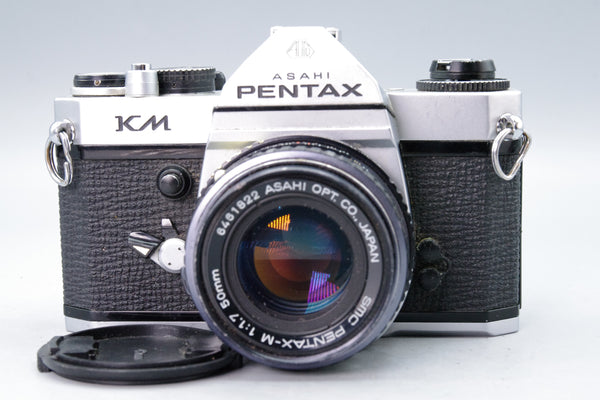Asahi Pentax KM 35mm SLR Camera with SMC Pentax-M 50mm f1.7 Lens Tested