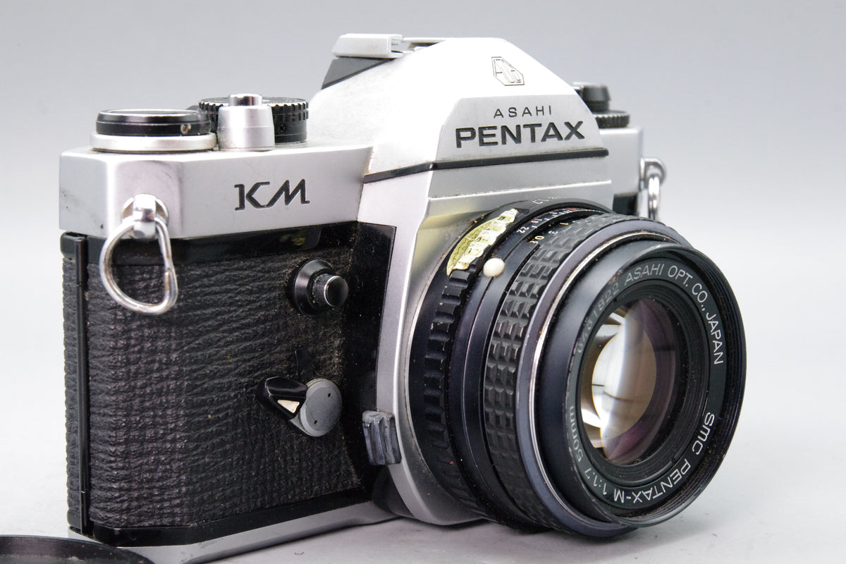 Asahi Pentax KM 35mm SLR Camera with SMC Pentax-M 50mm f1.7 Lens Tested