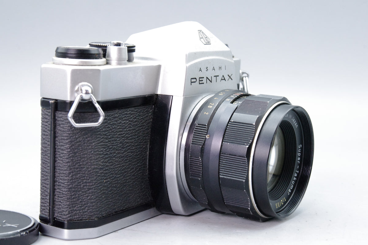 Asahi Pentax Spotmatic SP 500 35mm SLR Camera Super-Takumar 55mm f2 Lens Tested