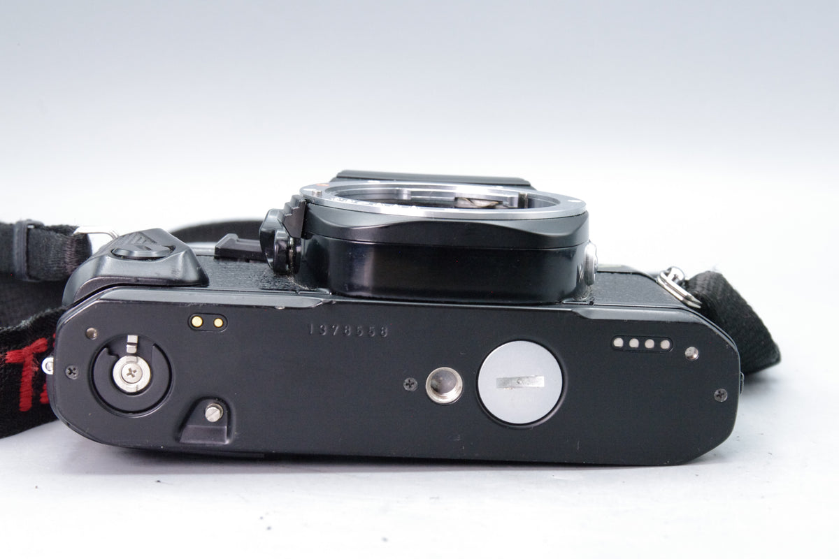 Pentax Super A 35mm SLR Film Camera Body Black KA Mount Strap Tested
