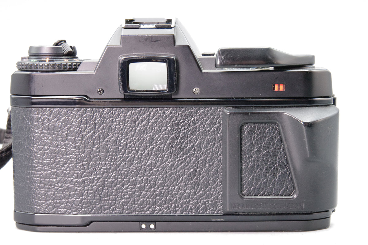 Pentax Super A 35mm SLR Film Camera Body Black KA Mount Strap Tested