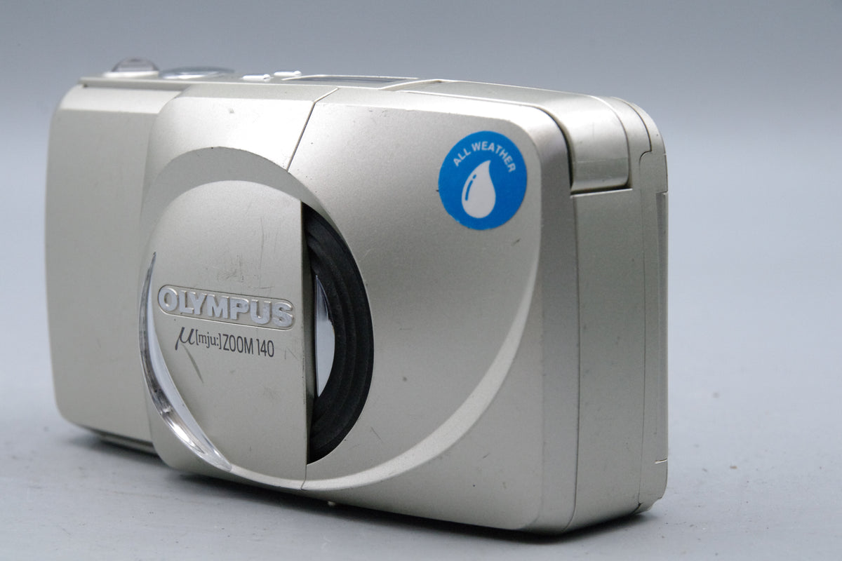 Olympus mju Zoom 140 35mm Point and Shoot Film Camera All Weather&nbsp; Tested