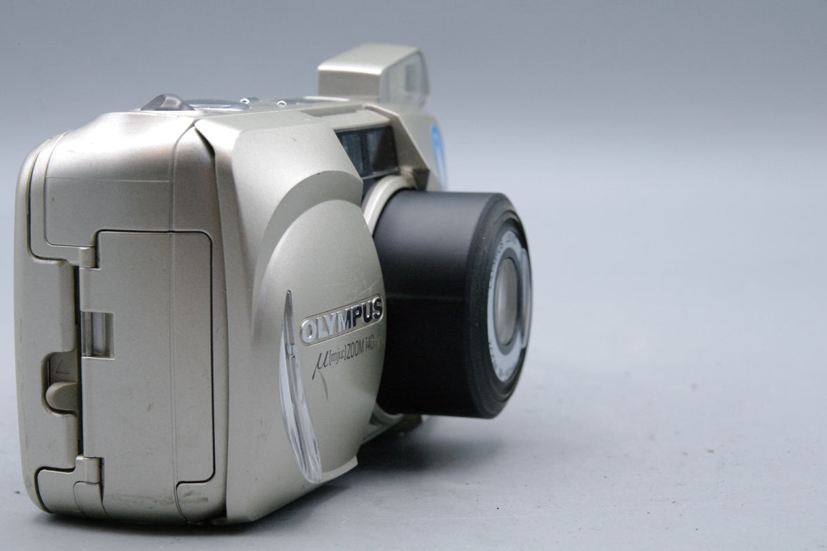 Olympus mju Zoom 140 35mm Point and Shoot Film Camera All Weather&nbsp; Tested