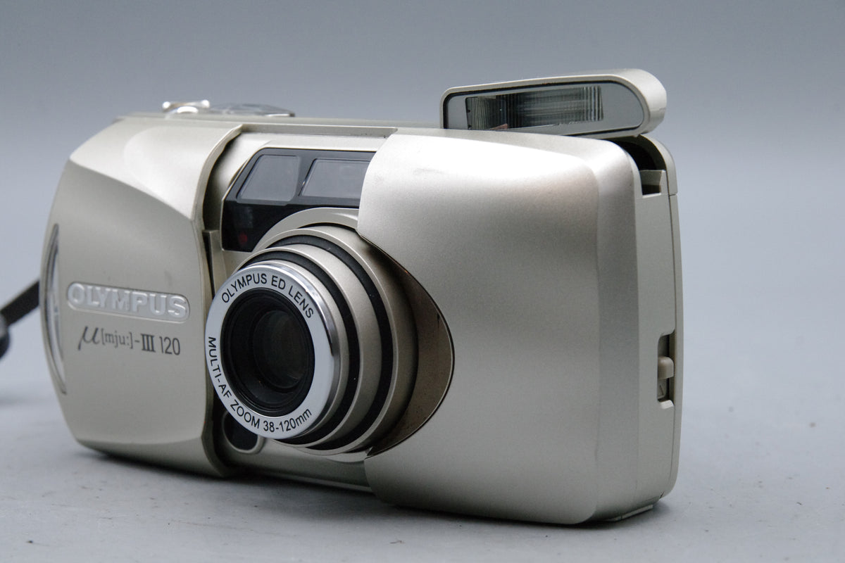Olympus MJU III Zoom 120 35mm Film Camera – All Weather - Excellent