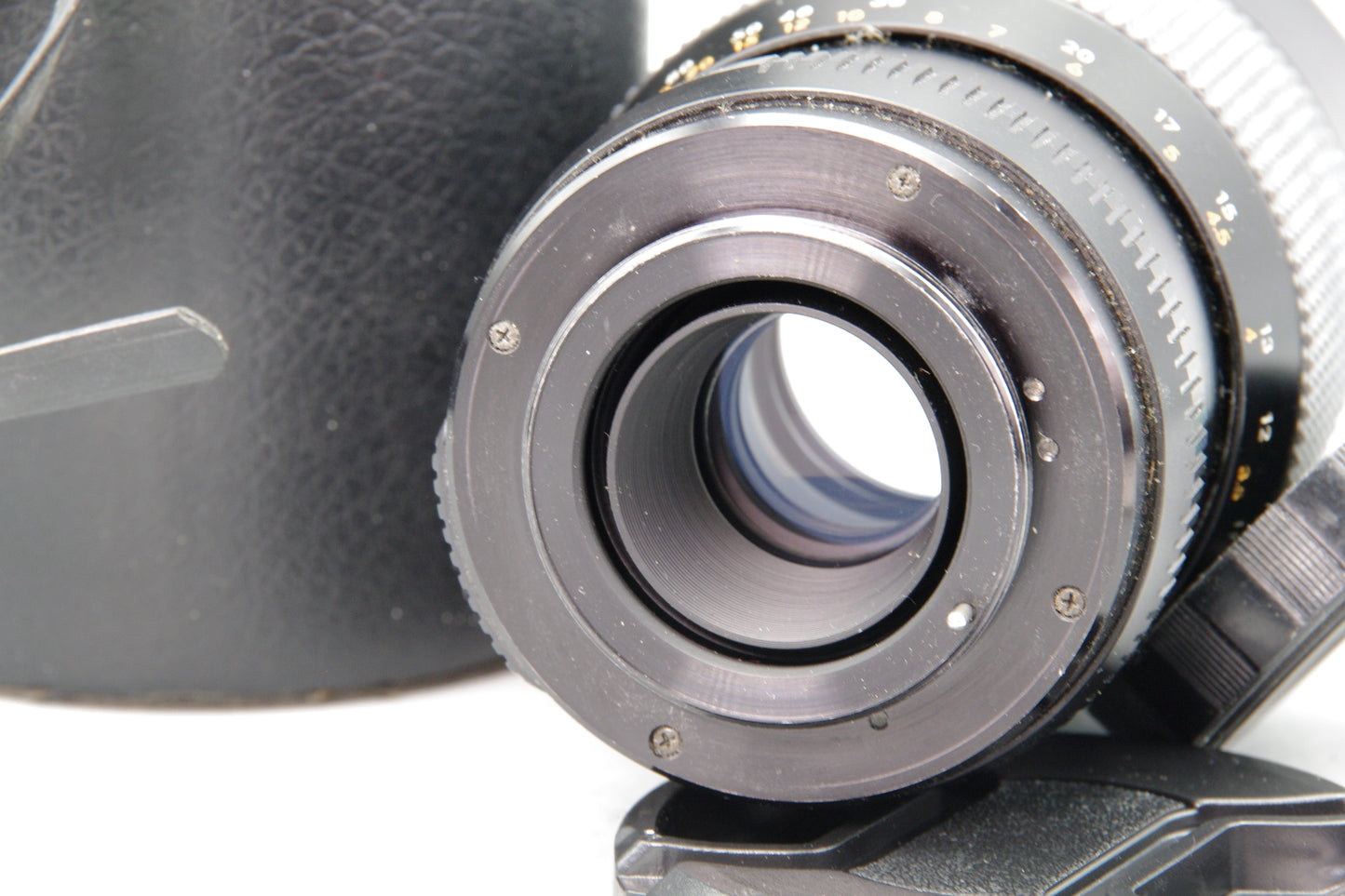 Auto Chinon 200mm f/3.5 Lens Very Good Condition M42 Mount with Caps