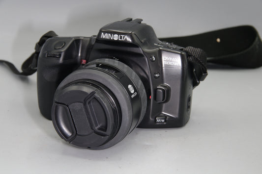 Minolta Dynax 500si + 35–70mm AF Lens – Autofocus 35mm SLR – Clean &amp; Tested