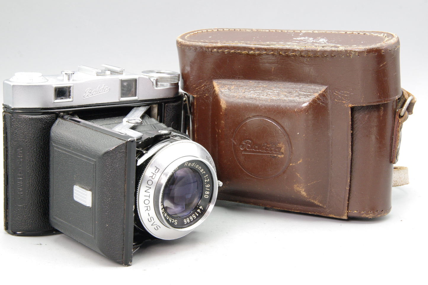 Balda Super Baldalux 35mm Folding Camera Baltar 50mm f/2.9 Very Good