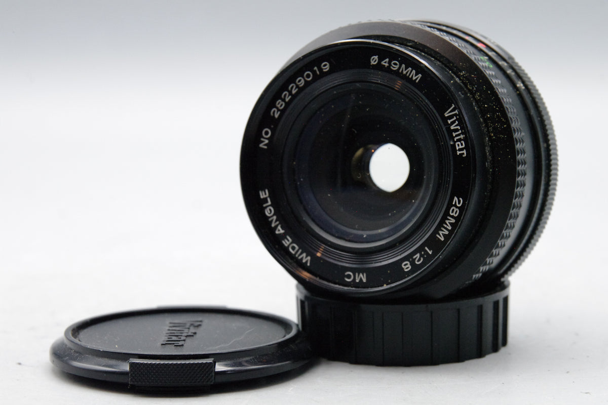 Vivitar 28mm f/2.8 Wide-Angle Lens M42 Mount – Tested & Clean