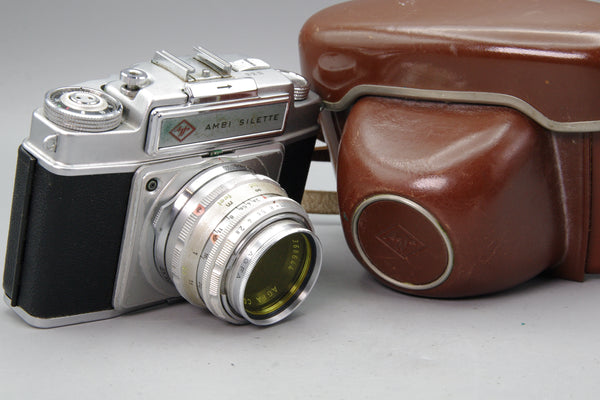Agfa Ambi Silette 35mm Rangefinder Camera with Case Very Good Condition